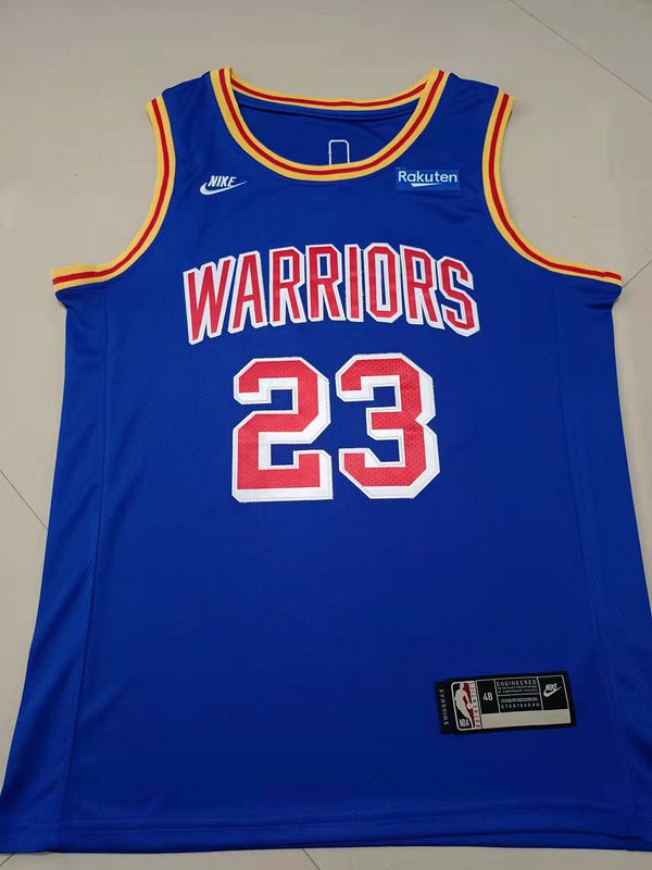 Men Golden State Warriors #23 Green Blue Nike 2022 Game NBA Jersey